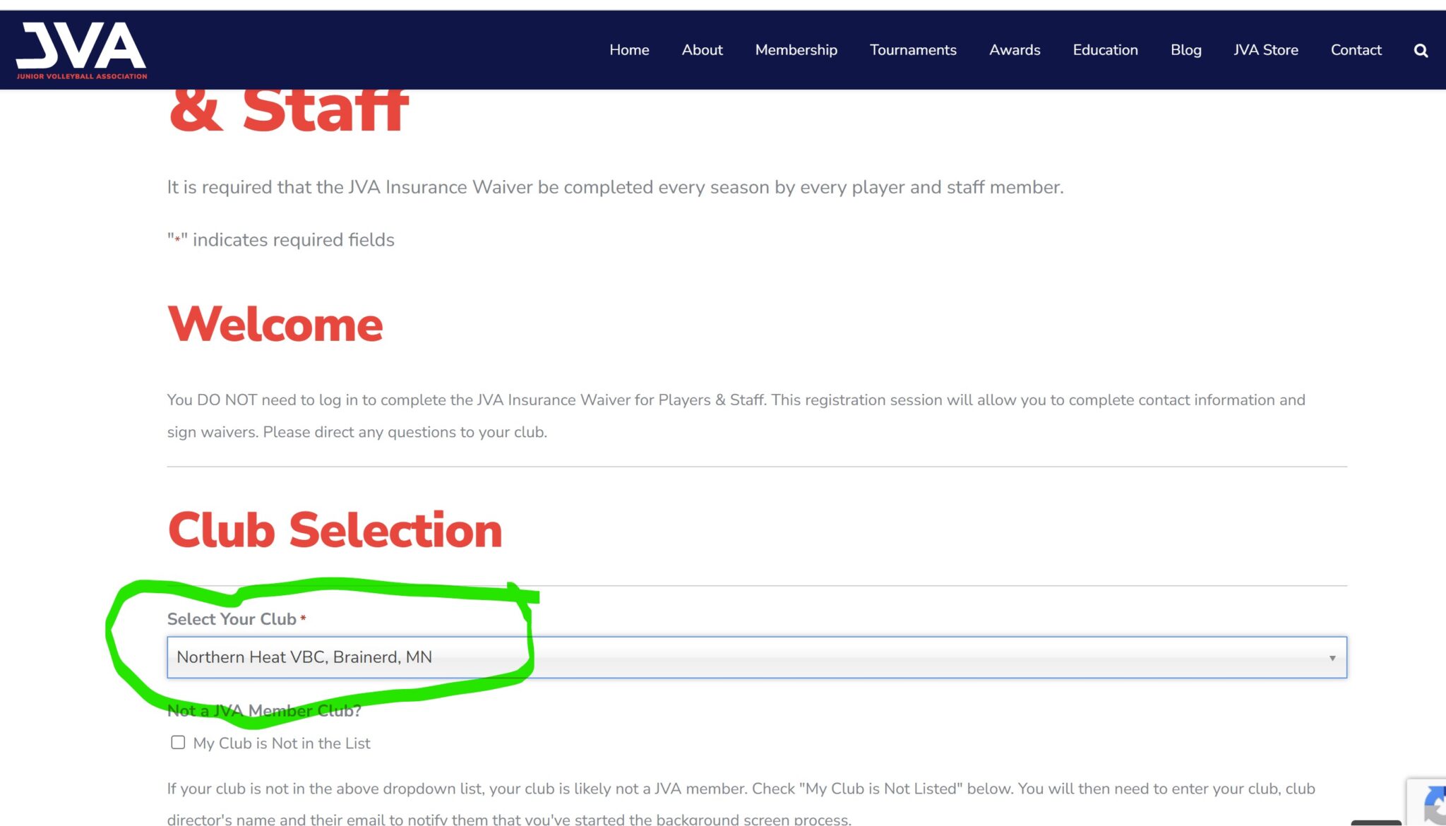 JVA Forms Northern Heat Volleyball